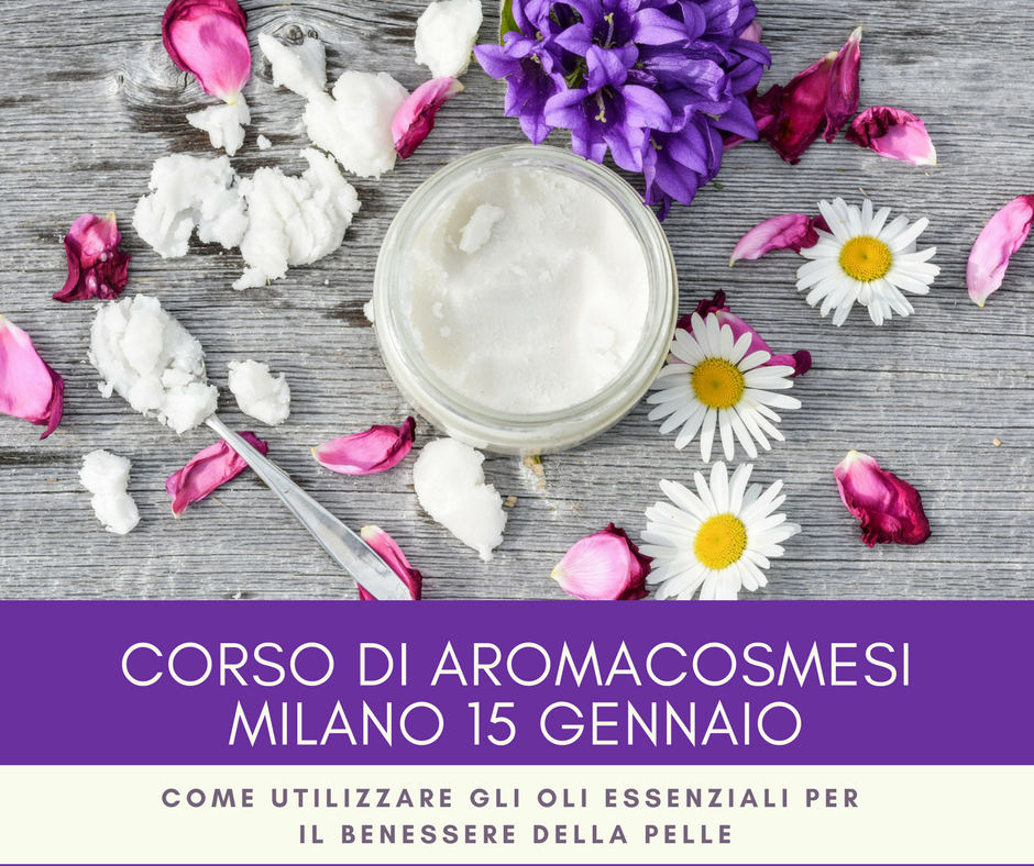 Corso di aromaterapia Milano: proprietà cosmetiche degli oli essenziali