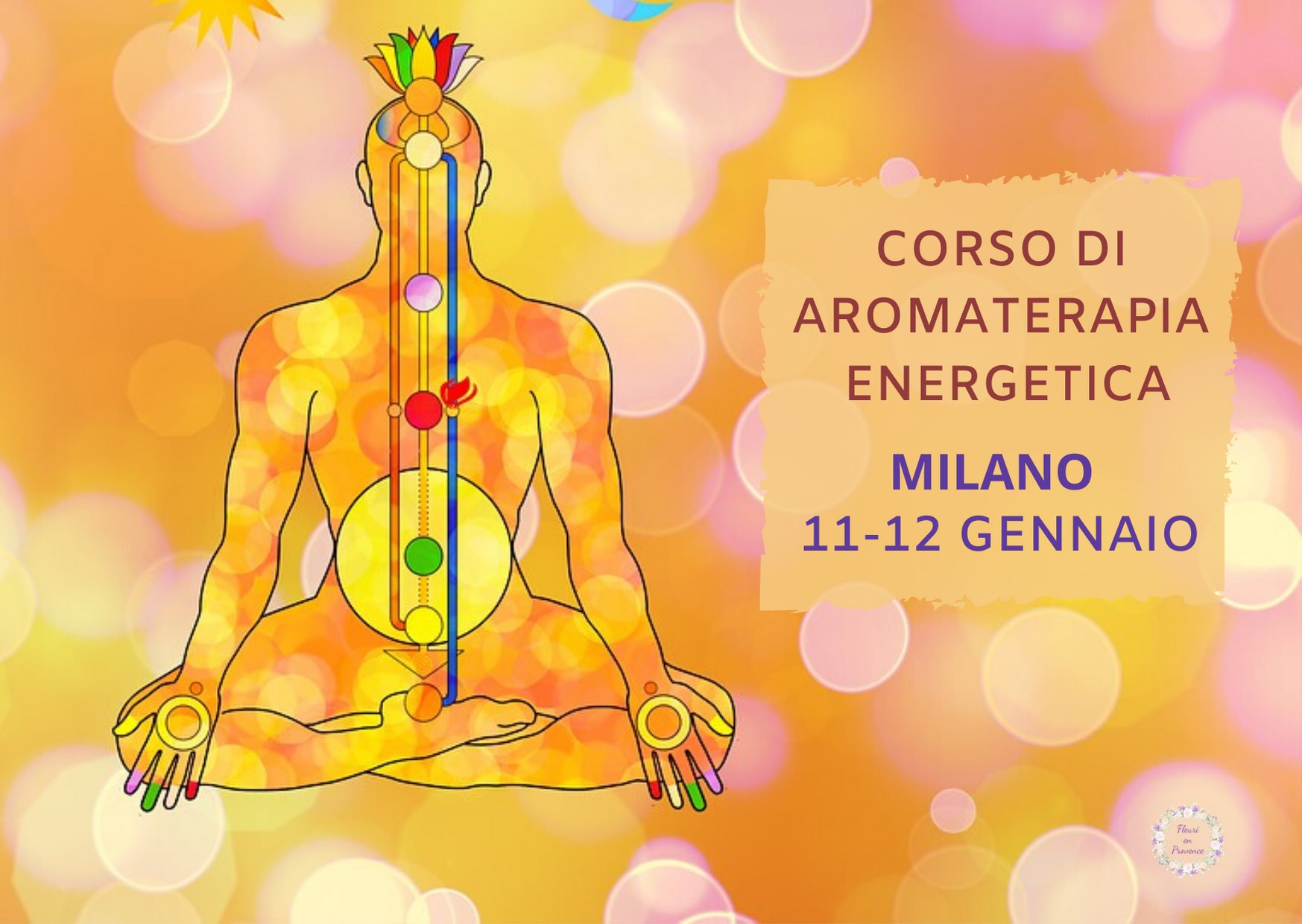 Corso di aromaterapia Milano: aromaterapia e chakra 11-12 gennaio 2020