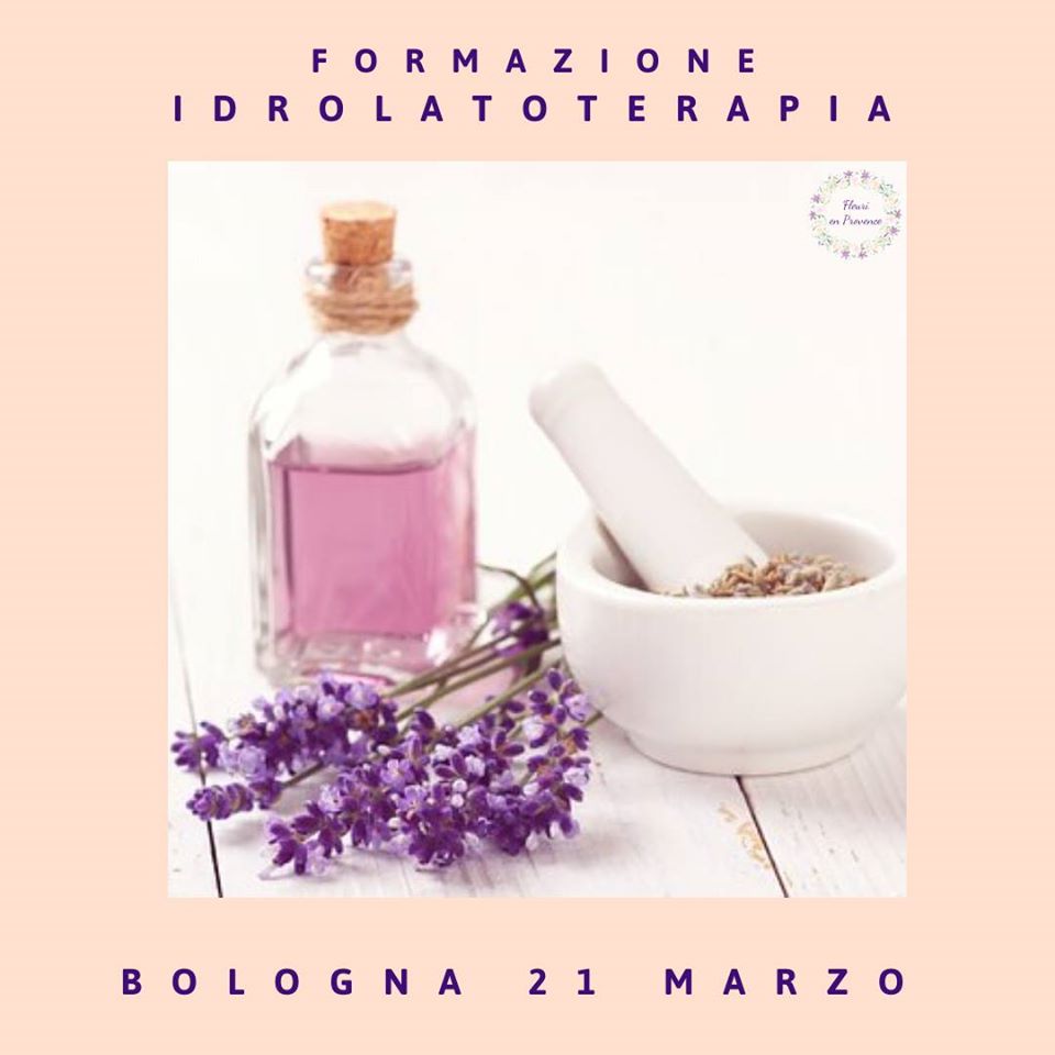 Corso di aromaterapia Bologna: acque aromatiche 21 marzo 2020